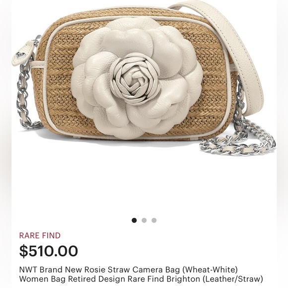 BRIGHTON Rosie Straw Camera Bag - Picture 7 of 17